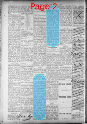 Page thumbnail for Fort Worth Daily Gazette