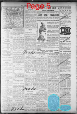 Page thumbnail for Fort Worth Daily Gazette