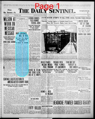 Page thumbnail for The Daily Sentinel