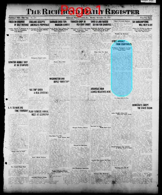 Page thumbnail for Richmond Daily Register