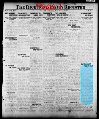 Page thumbnail for Richmond Daily Register