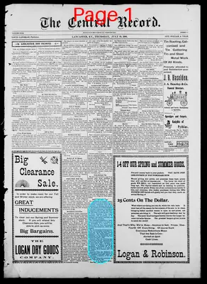 Page thumbnail for The Central Record