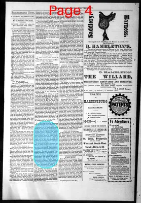 Page thumbnail for The Breckenridge News