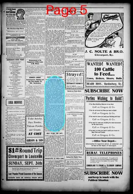 Page thumbnail for The Breckenridge News