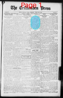 Page thumbnail for The Crittenden Press