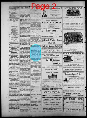 Page thumbnail for The Adair County News