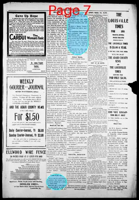 Page thumbnail for The Adair County News