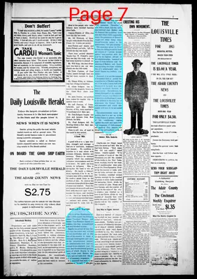 Page thumbnail for The Adair County News