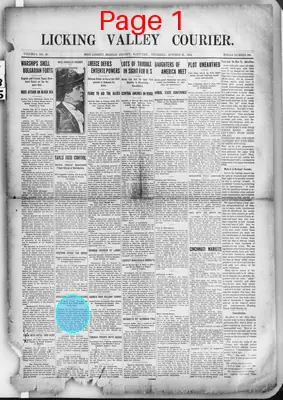 Page thumbnail for Licking Valley Courier
