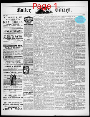 Page thumbnail for Butler Citizen