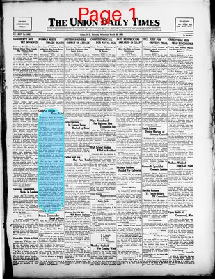 Page thumbnail for The Union Daily Times