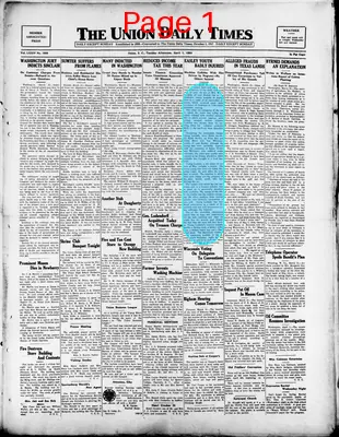 Page thumbnail for The Union Daily Times