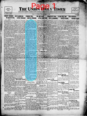 Page thumbnail for The Union Daily Times