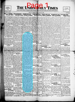 Page thumbnail for The Union Daily Times