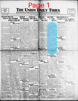 Page thumbnail for The Union Daily Times