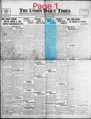 Page thumbnail for The Union Daily Times