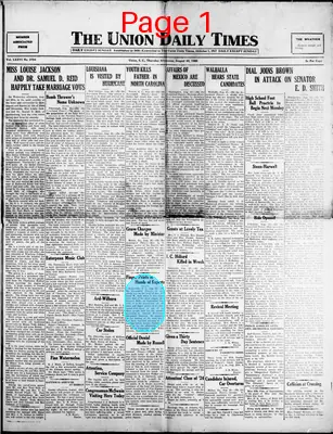 Page thumbnail for The Union Daily Times