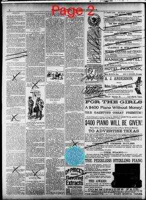 Page thumbnail for Fort Worth Gazette