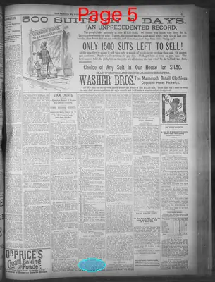 Page thumbnail for Fort Worth Gazette