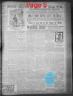 Page thumbnail for Fort Worth Gazette