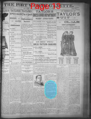 Page thumbnail for Fort Worth Gazette