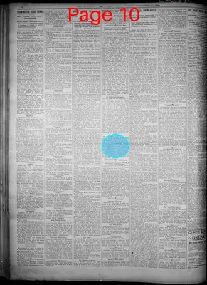 Page thumbnail for Fort Worth Gazette