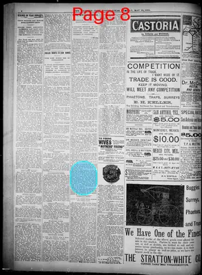 Page thumbnail for Fort Worth Gazette