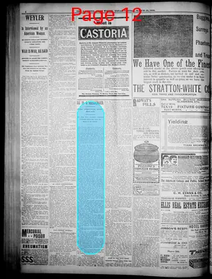 Page thumbnail for Fort Worth Gazette