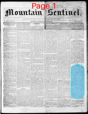 Page thumbnail for The Mountain Sentinel