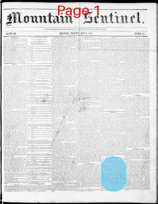 Page thumbnail for The Mountain Sentinel