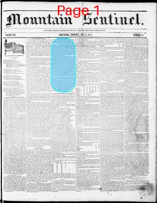 Page thumbnail for The Mountain Sentinel