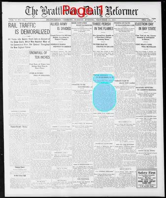 Page thumbnail for The Brattleboro Daily Reformer