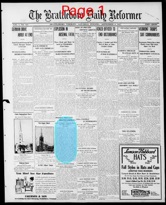 Page thumbnail for The Brattleboro Daily Reformer