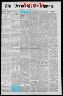 Page thumbnail for The Vermont Watchman