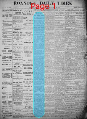 Page thumbnail for The Roanoke Times