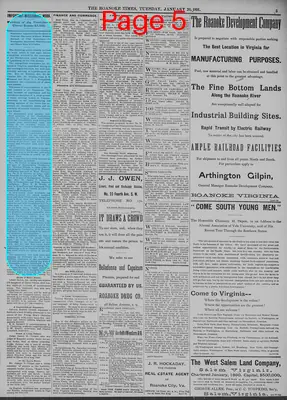 Page thumbnail for The Roanoke Times