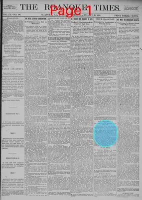 Page thumbnail for The Roanoke Times