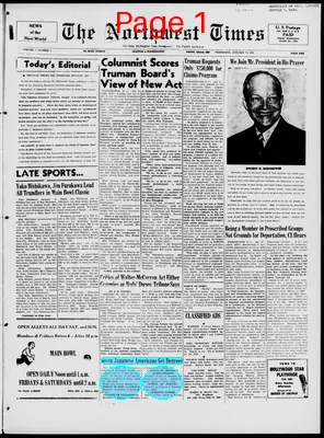Page thumbnail for The Northwest Times