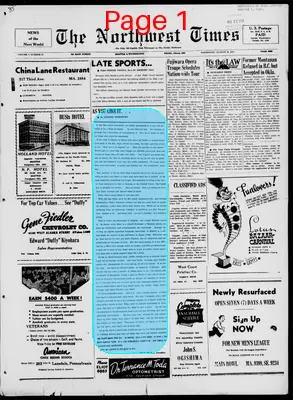 Page thumbnail for The Northwest Times