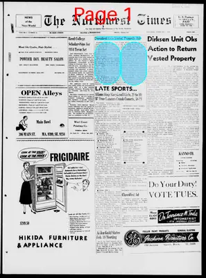 Page thumbnail for The Northwest Times