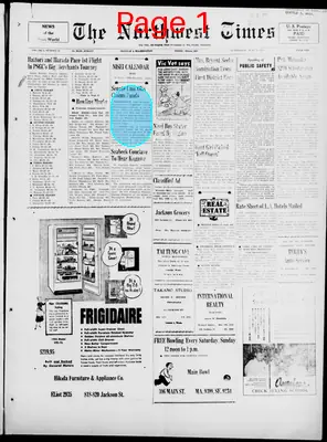 Page thumbnail for The Northwest Times