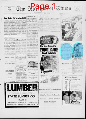 Page thumbnail for The Northwest Times