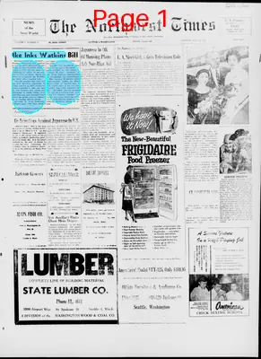 Page thumbnail for The Northwest Times