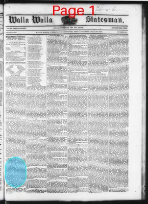 Page thumbnail for Walla Walla Statesman