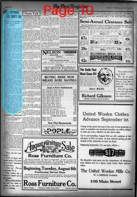 Page thumbnail for The West Virginian
