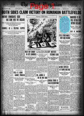 Page thumbnail for The West Virginian