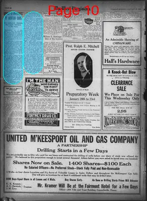 Page thumbnail for The West Virginian