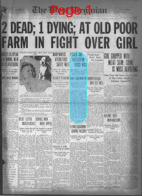 Page thumbnail for The West Virginian