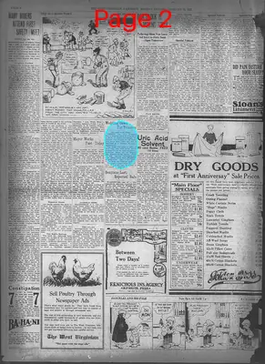 Page thumbnail for The West Virginian