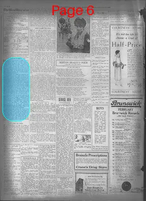 Page thumbnail for The West Virginian